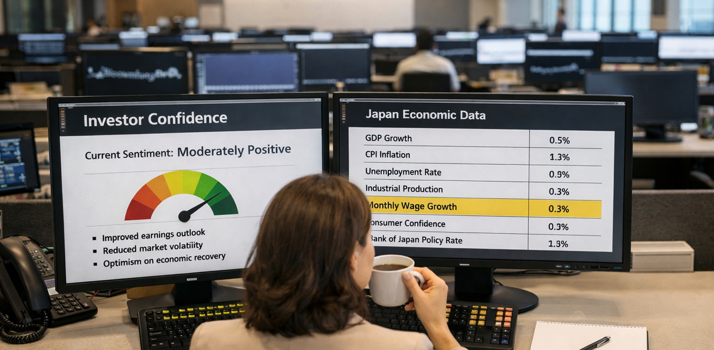 Amanhã destacamos Confiança do investidor